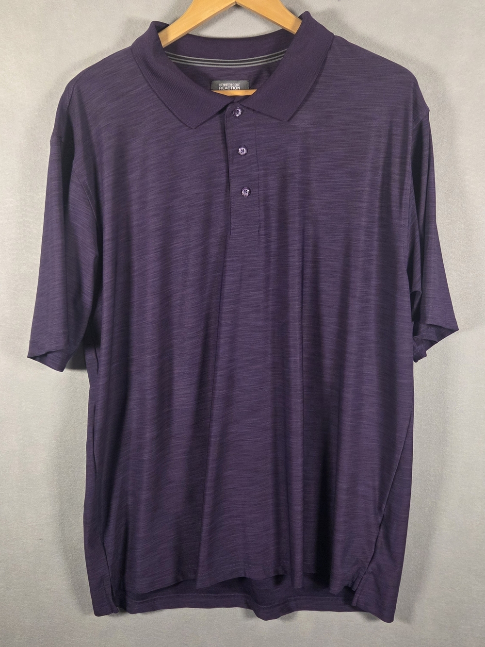 Kenneth Cole Reaction Purple Wrinkle Free Shirt (S574)